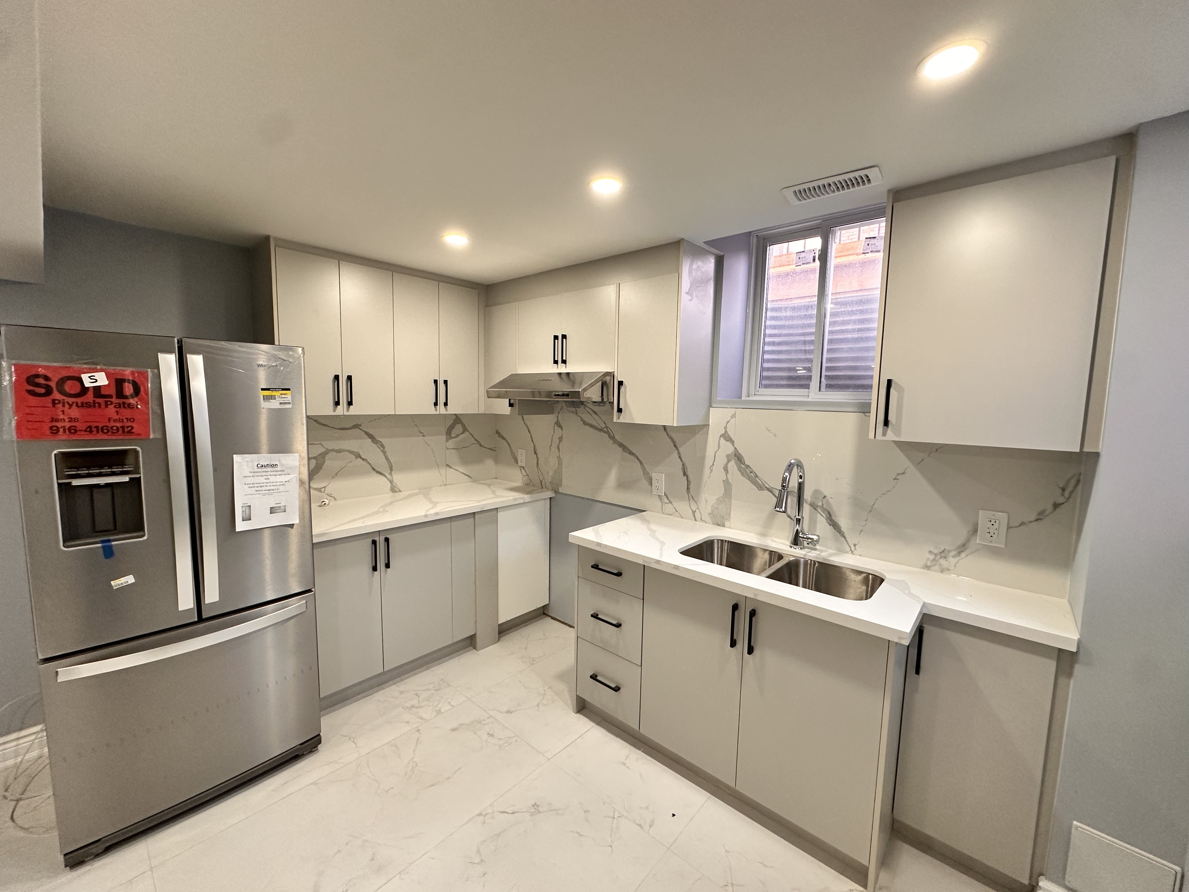 Legal Basement Suite Kitchen — Basements project by Redstone Construction in Brampton, ON